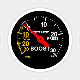 nos turbo boost gauge Magnet